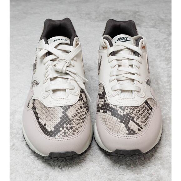 Nike Air Max 1 Snakeskin Light Orewood Brown Sneakers Womens Size 10 HF5338-100 - Picture 2 of 16